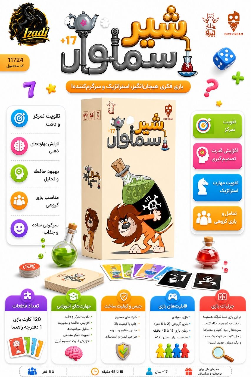 ✅بازی فکری شیر سماور