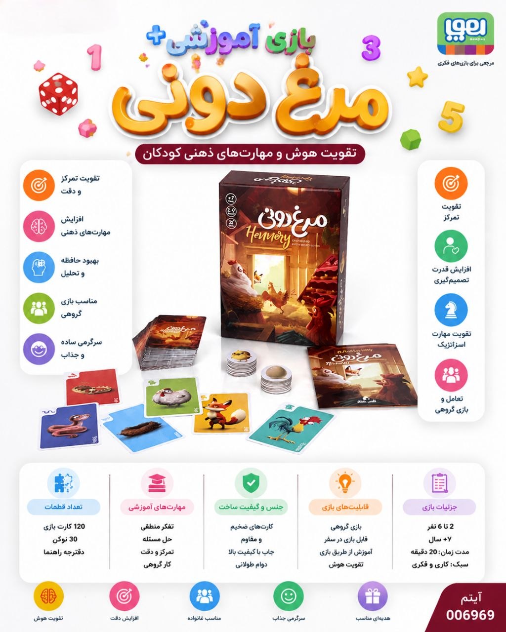 ✅بازی فکری مرغ دونی