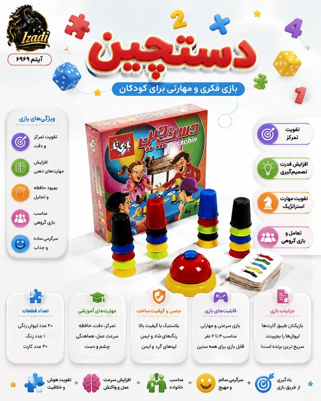 ✅بازی فکری دست چین ۴ نفر